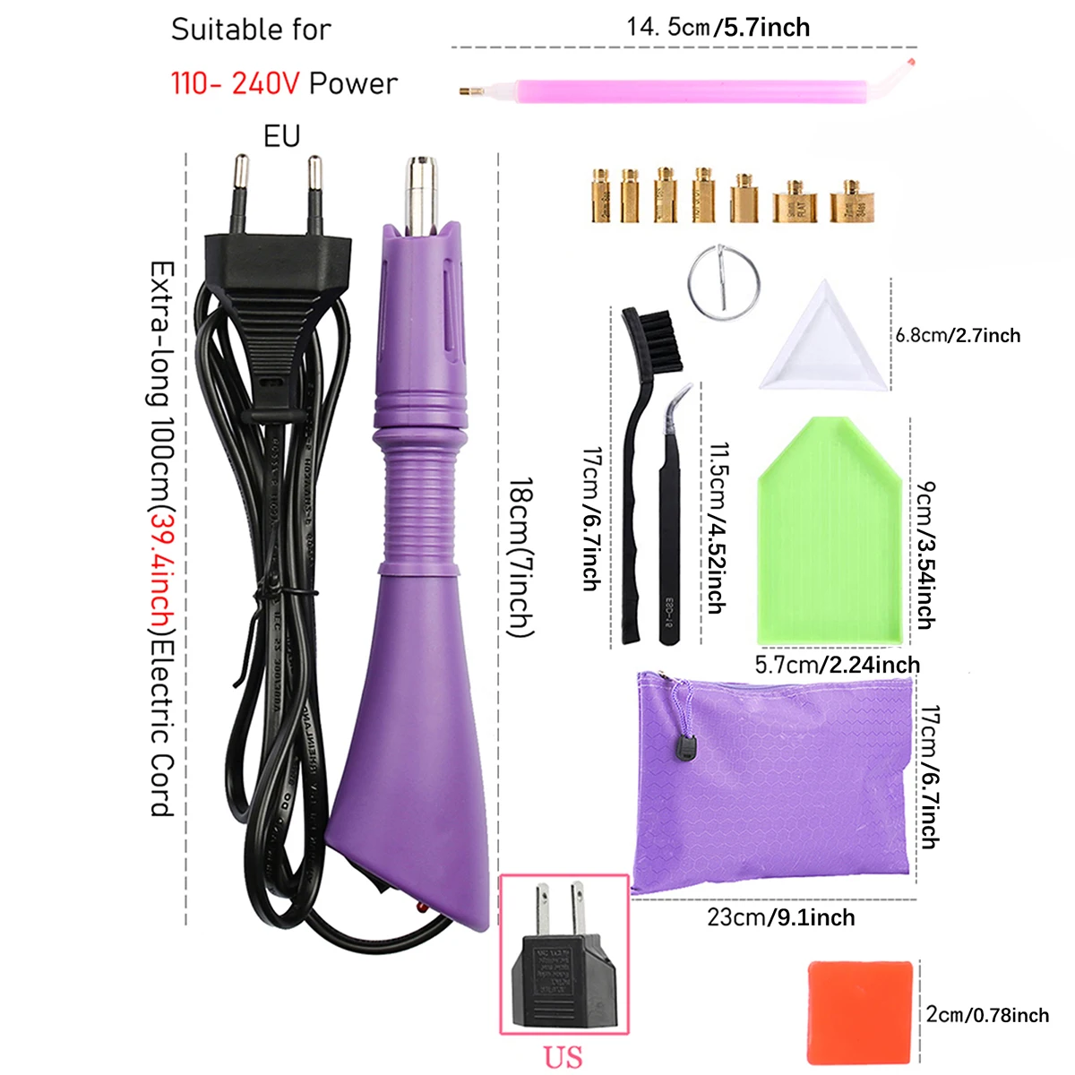 Crystal DMC Hot Fix Rhinestone with Hotfix Applicator 3