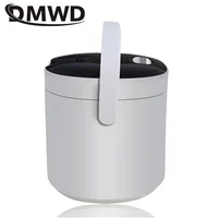 Cuiseur à riz Portable multifonctionnel 2L, marmite intelligente, chauffe-aliments, chaudière à nouilles, double usage 12V, camion voiture 220V pour la maison 5