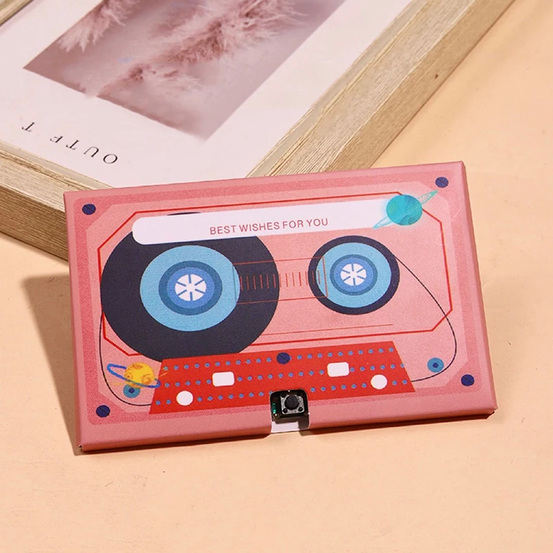 Audio Greeting Card 30/60 Seconds Birthday Music Card San Valentine Gift Accessorie Wedding Party Invitation Thank You greeting cards,thank you cards,wedding invitations