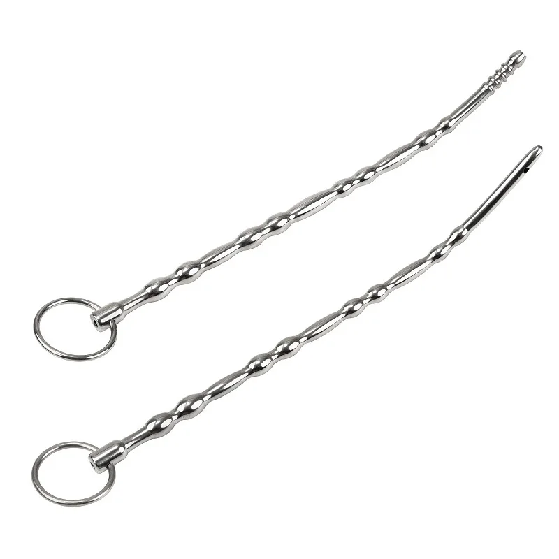 Long Stainless Steel Penis Plug Urethral Catheter Sound Dilator Metal Penis Plug Set Stick Insert Male Sex Toy Man urethral dilator,silicone urethral dilator