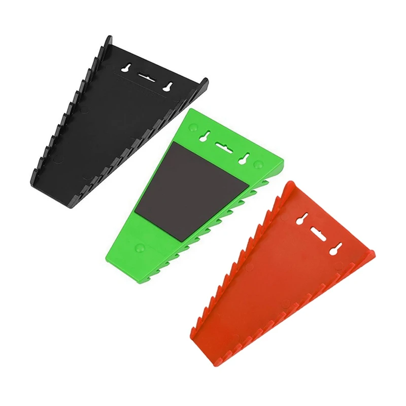 

3PCS Magnetic Wrench Organizer, Magnetic Wrench Holder, Wrench Organizer For Tool Box, Wrench Rack Tool Organizer Easy Install