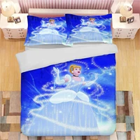 Housse de couette Princesse, taie d'oreiller mignonne, ensemble de literie, décoration de chambre pour adulte et fille, cadeau, taille simple, double, grande taille 5