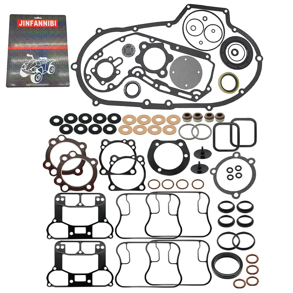 For Harley Sportster 1200 XLH1200 1989-1999 2000 2001 2002 Sportster 1200 XLH1200S XLH1200C Engine Rebuild Cover Gasket Seal Kit