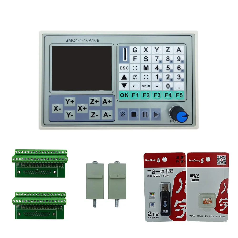 Controller Cnc Smc4-4-16A16B Controller Offline 50Khz Cnc 4 Achsen Breakout Board Carving Gravur Maschine Control System Karte
