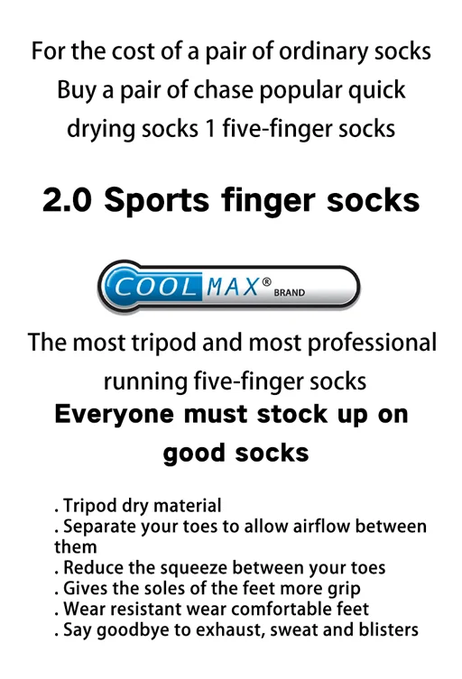 Five-finger Cycling Socks MidWeight Mini-Crew Running Marathon Sweat-absorbent Coolmax Breathable Warm Toe Heated Mens 1 Se4b79241513b4b8da7b7d313042fe2c1d
