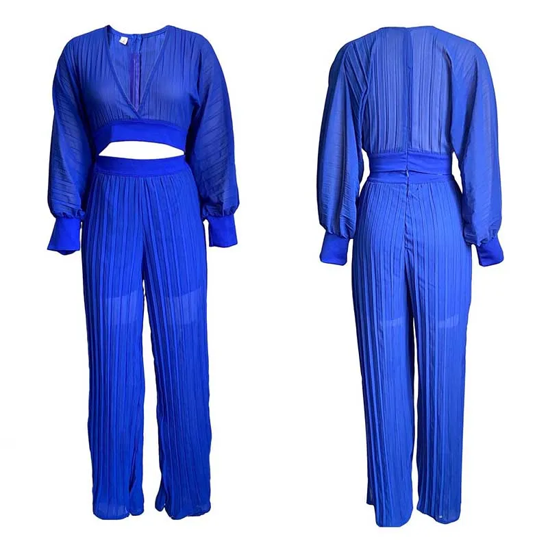 2 Two Piece Set Spring Clothes African Dresses for Women 2022 Dashiki Fashion Chiffon Short Top And Pants Femme Sets Pants Suits african dress style