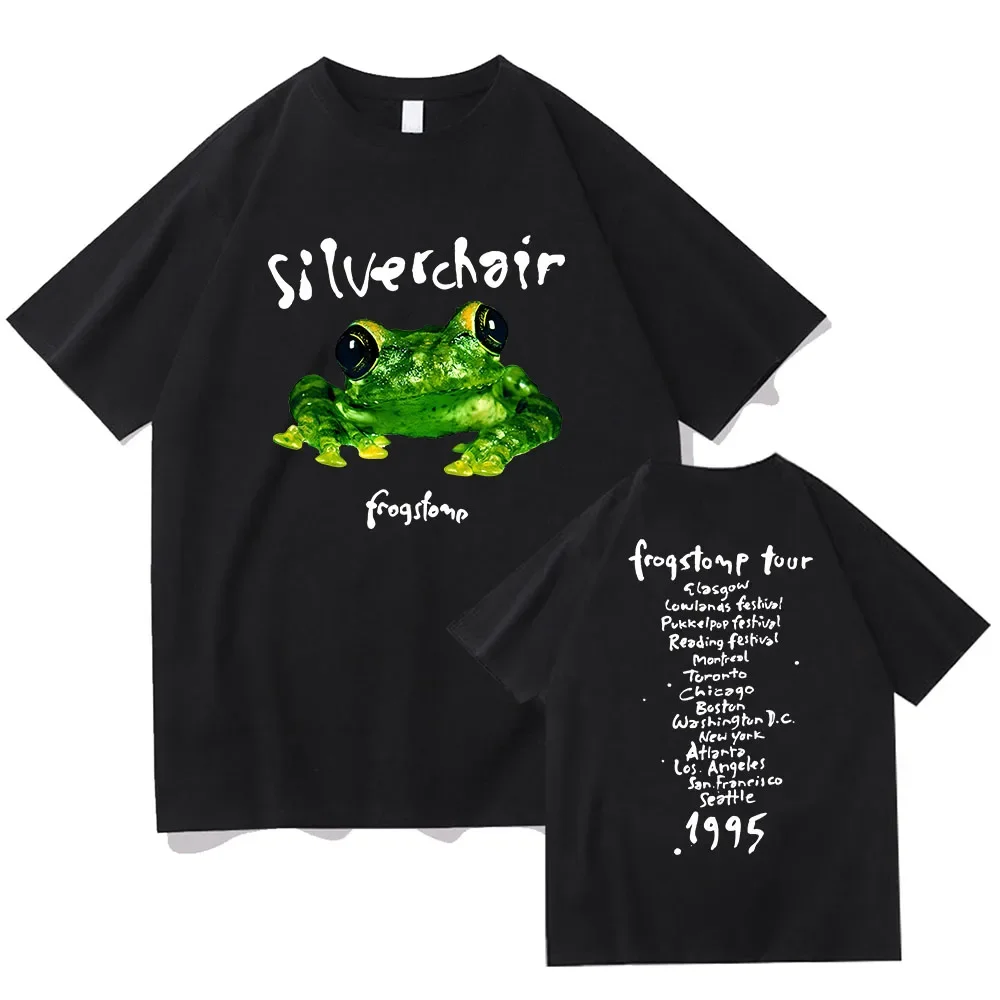 Silverchair Frogstomp 1995 T-shirts Short Sleeve Women/Men Cotton Tee-shirt Hip Hop Streetwear Summer Casual Unisex Gothic Tees 2