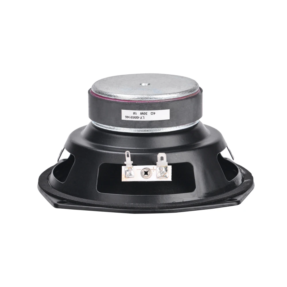 1Pcs 5.25 Inch Subwoofer Speaker 4 Ohm 30W Rubber Side Woofer Super Bass Speaker For Bookshelf Speakers audio speakers