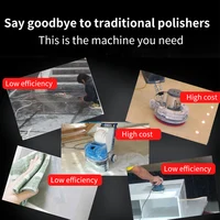 Electric Grinder Machine Polishing Machine Wet Stone Polisher Grinder Water Injection Polisher for Granite Marble Floor Stone 2