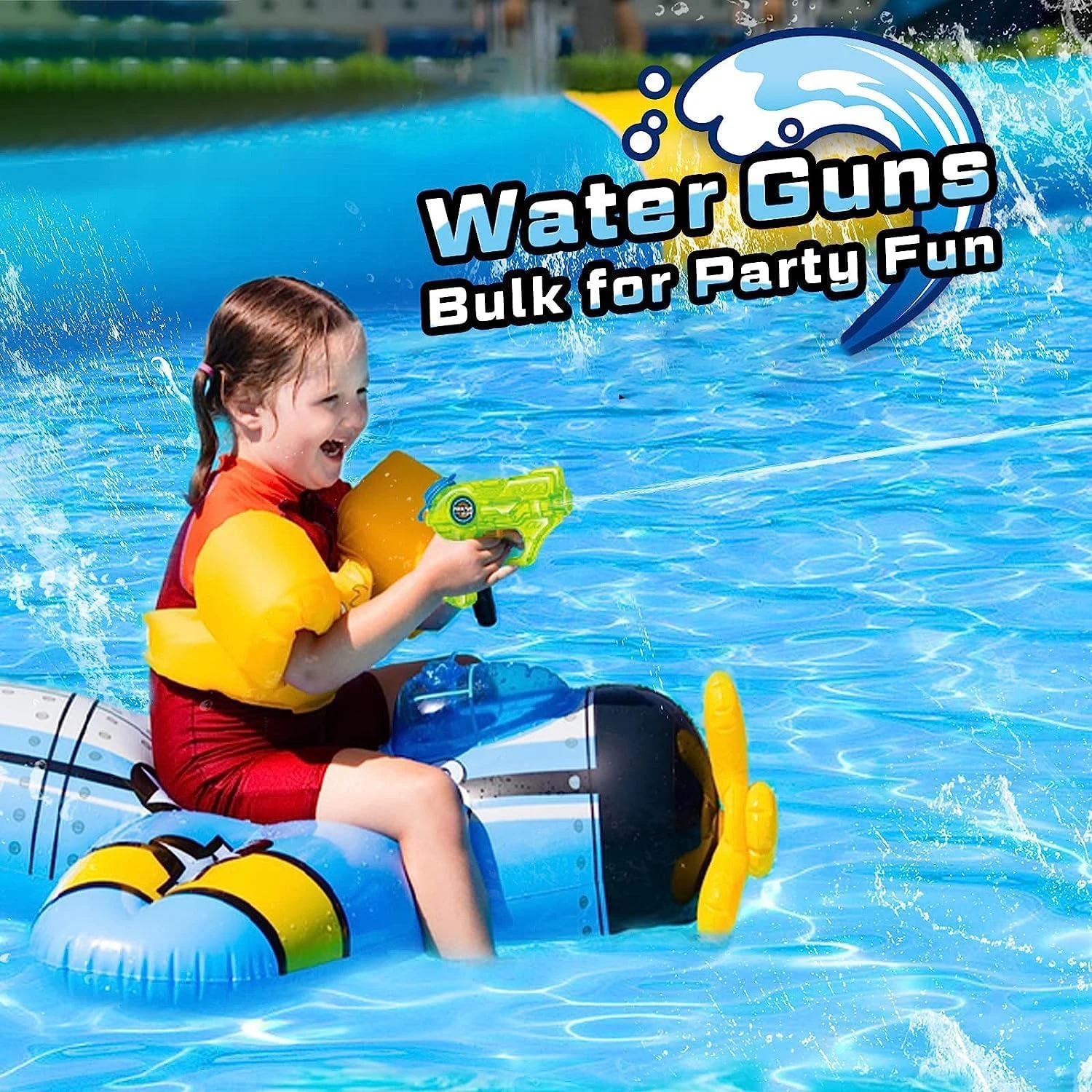Mini Water Gun for Kids Lightweight Watergun Summer Squirt Water Blaster Pool Toy for Outdoor Swimming Beach Water Fighting 2