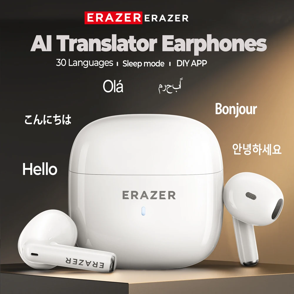 AI Translator Earphones] Erazer XT92pro Bluetooth Earphones