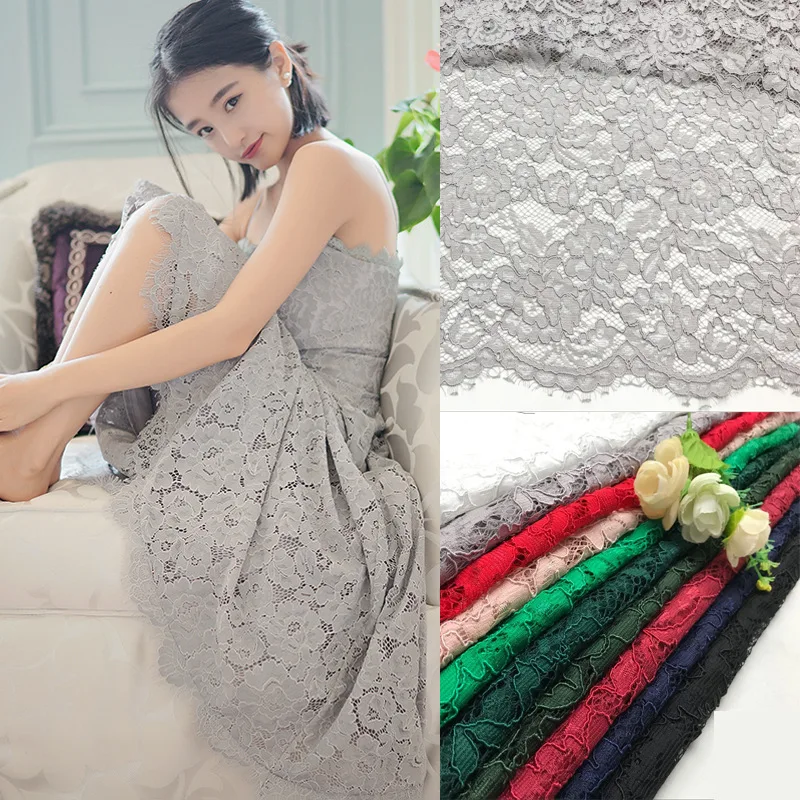 

Strand lace fabric positioning lace fabric eyelash wave edge lace fabric