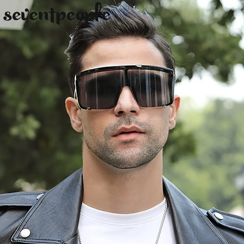 Oversized Square Sports Sunglasses Women Men New Fashion Rectangle