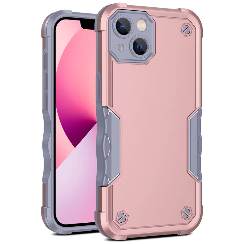 Armor Lens Camera Protection Phone Case For iPhone 13 Pro Max 11 12 Pro Max XR X 7 8 Plus 14 Multi-layer Shockproof Bumper Cover iphone 12 mini cover