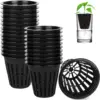 50/100Pcs 2 Inch Hydroponics Net Pots Slotted Mesh Net Cups for Plant Growing Self Watering Baskets for Hydroponics Supplies Kit 1