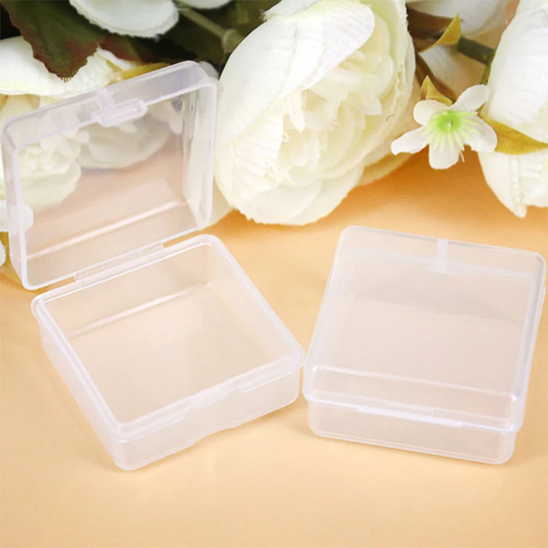 Mini Plastic Jewelry Beads Accessories Storage Box  Packing Box Storage Box Dustproof Durable Strong Jewelry Storage Case Contai