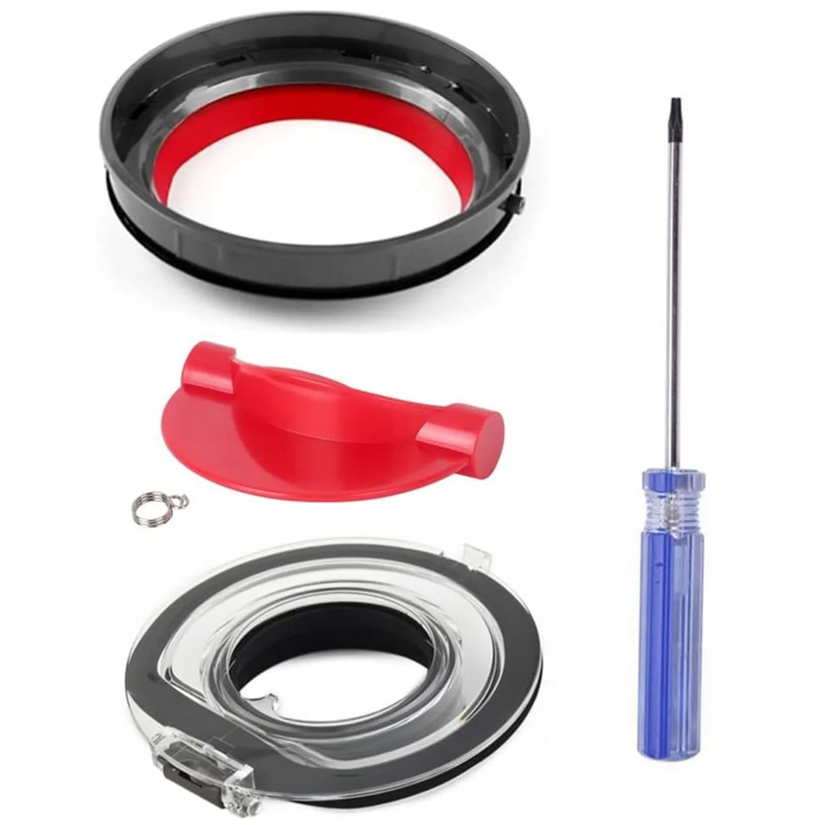 FZFZ Upgraded Dust Bin Cup Parts for V11 V15 SV14 SV15 SV22 Sealing Ring & Lid Cover Parts Kit Replacement