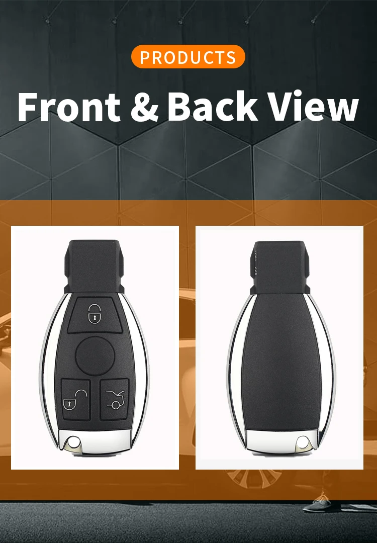 3 Buttons Smart Car Key 433 315 MHz Fsk For 2000-2010 2000+ Mercedes Benz A C E S Class Sprinter Viano Vito BGA Chip car remote key car key