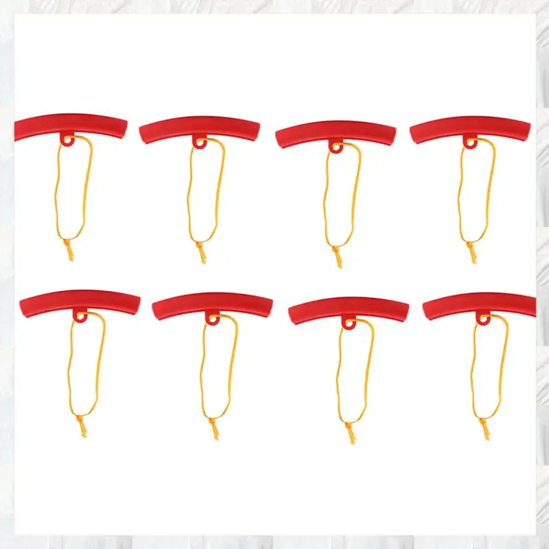 8 Pcs Colorful Tyre Wheel Changing Edge Savers Car Motorcycle Wheel Guard Rim Protectors Tire Rim Edge Cover Red