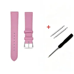 Premium PU Leather Quick Release Watch Strap - Sport Wristband Accessory - 20mm (Pink)