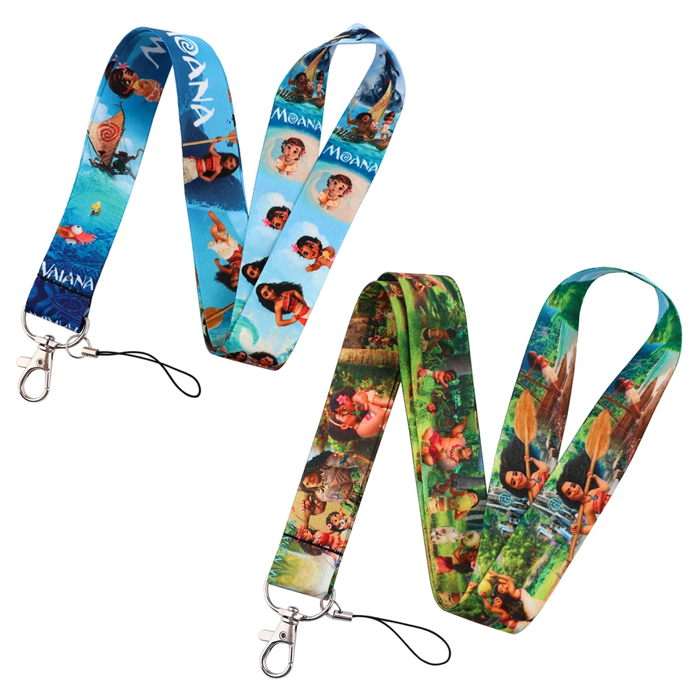 Neck Rope Disney Keychains Disney Moana Keychains Lanyard Disney