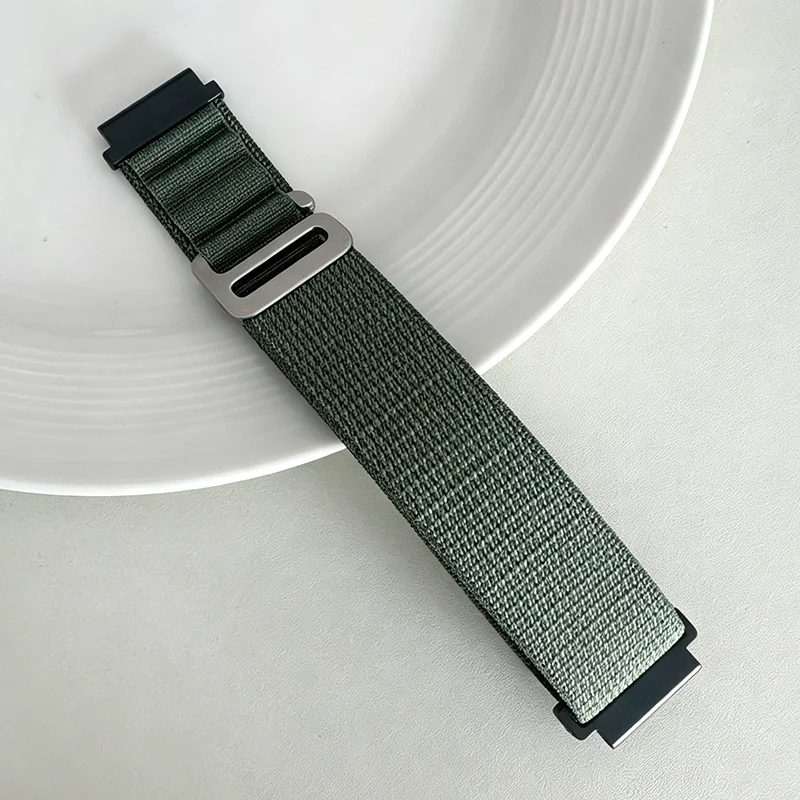 Alpine Loop Nylon Strap Watch Band - 22mm/20mm, Universal Fit