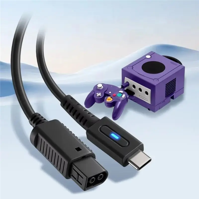 USB C 45W 1.8M 타입 C PD 충전 케이블 (닌텐도 게임큐브 컨트롤러용, 게임 콘솔 전원 공급 코드)
