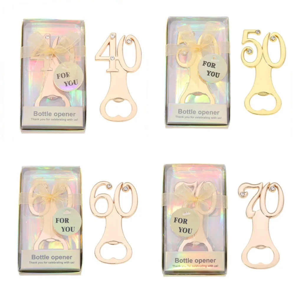 16/18/20/21/30/40/50/60 Shape Bottle Opener For Birthday Party Return Gifts Souvenirs Wedding Beer Opener Birthday Bottle bottle opener