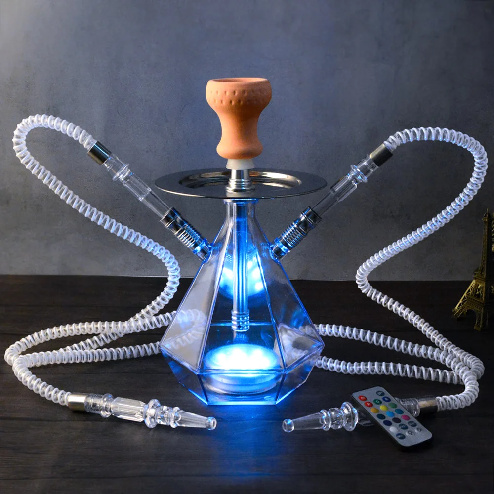 

Cachimba acrilica arabe para fumar, pipa Shisa, accesorios, Narguile, Sisha