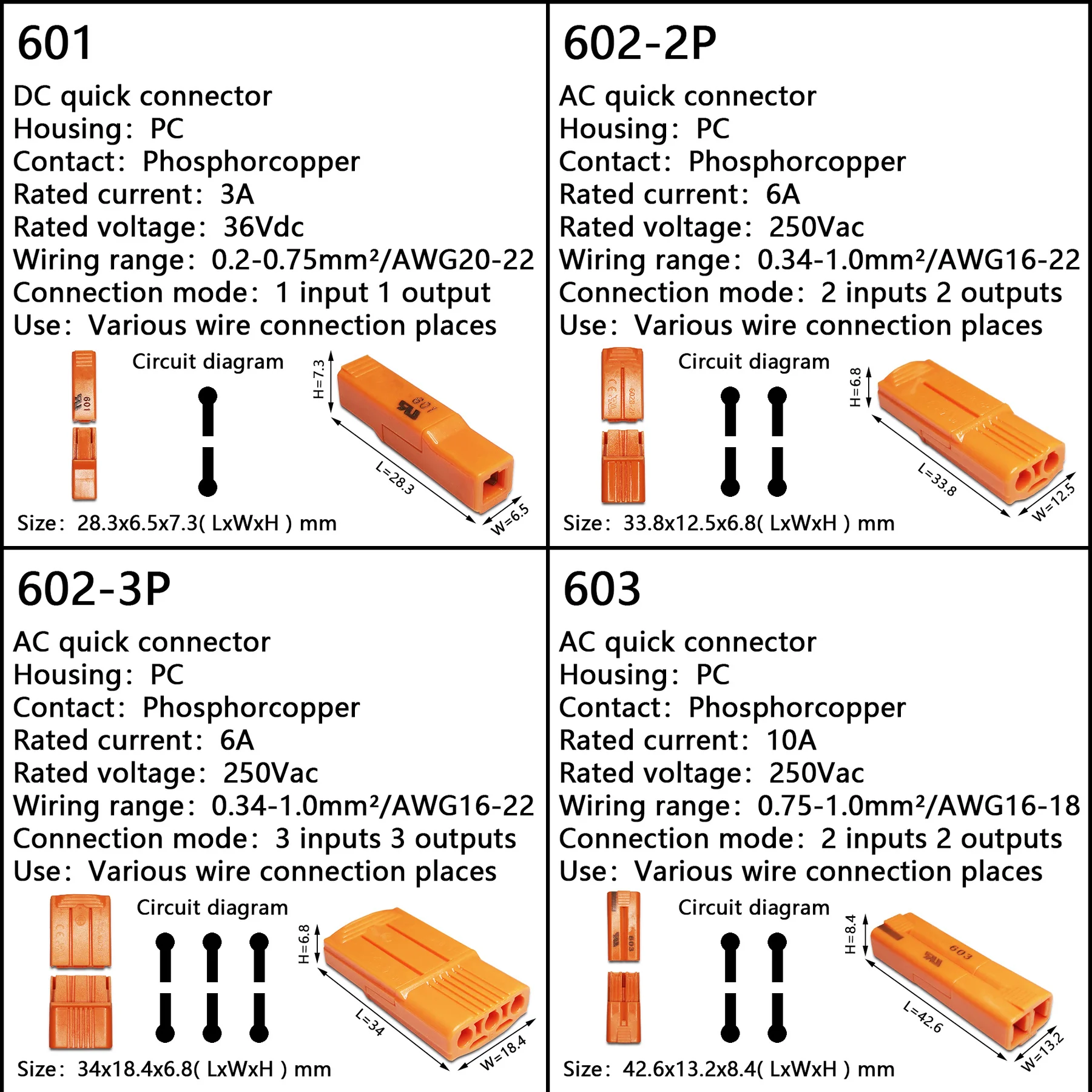 Mini Fast Wire Cable Connectors Universal Compact Conductor Spring Splicing Wiring Connector Push-in Terminal Block 601 412 battery disconnect switch