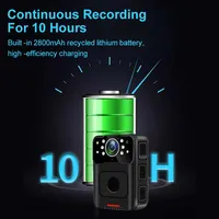 Waterproof Small Body Camera 1080P File Encryption Infrared Night Vision Cam Mini Bodycam Sport DV Law Enforcement DVR Recorder - Image 5