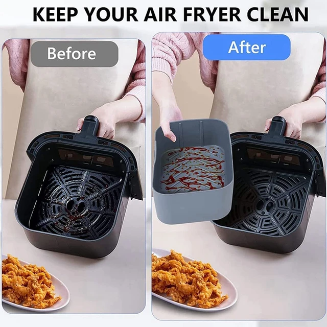 Silicone Air Fryer Liners, With Oil Brush, Air Fryer Silicone