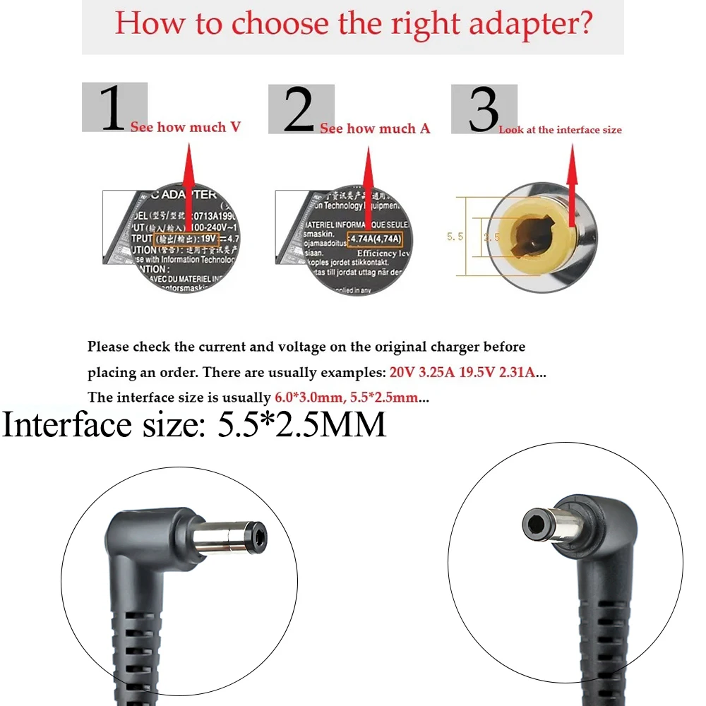 Chicony 19.5V 6.15A 120W AC 노트북 어댑터 충전기 전원 공급 장치 MSI GE70 GE60 GE72 GS70 GP60 GX60 A12-120P1A A120A010L