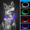 3 Modes Led Light Glowing Loss Prevention Rechargeable LED Dog Collars Glowing Luminous Pet Dog Collar Usb Dog Collar Night 2