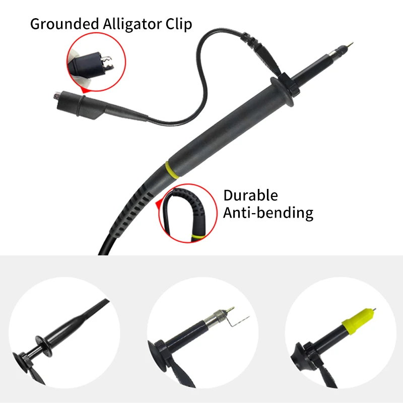 Hantek Attenuation 100X high voltage probe P4100 100Mhz MAX 2KV DC+AC suitable for BNC other brands of oscilloscopes oscilloscope probe,fixed attenuators