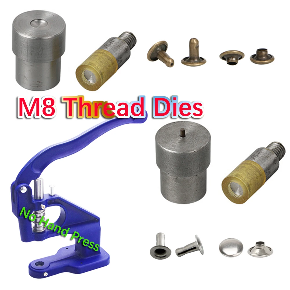 Metal Rivet Single Double Cap Rivets Install Mold For Hand Punch Press ...