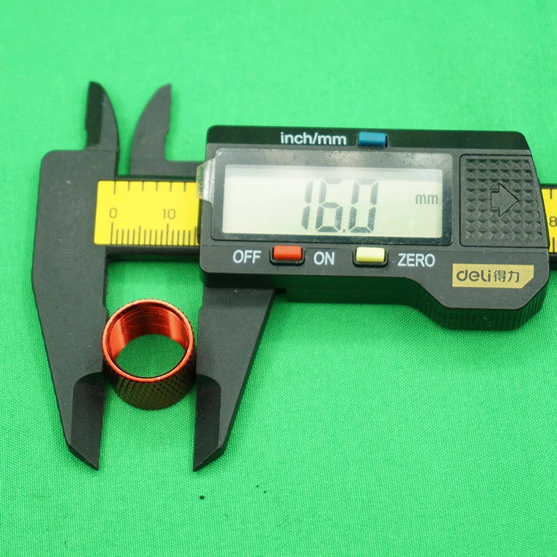 M14X1 Right Thread 14mm CW Aluminum Clockwise Thread Nut Protector Black 2
