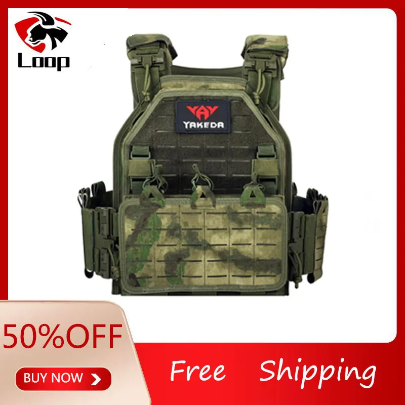 YAKEDA タクティカルプレートキャリアベスト、クイックリリース