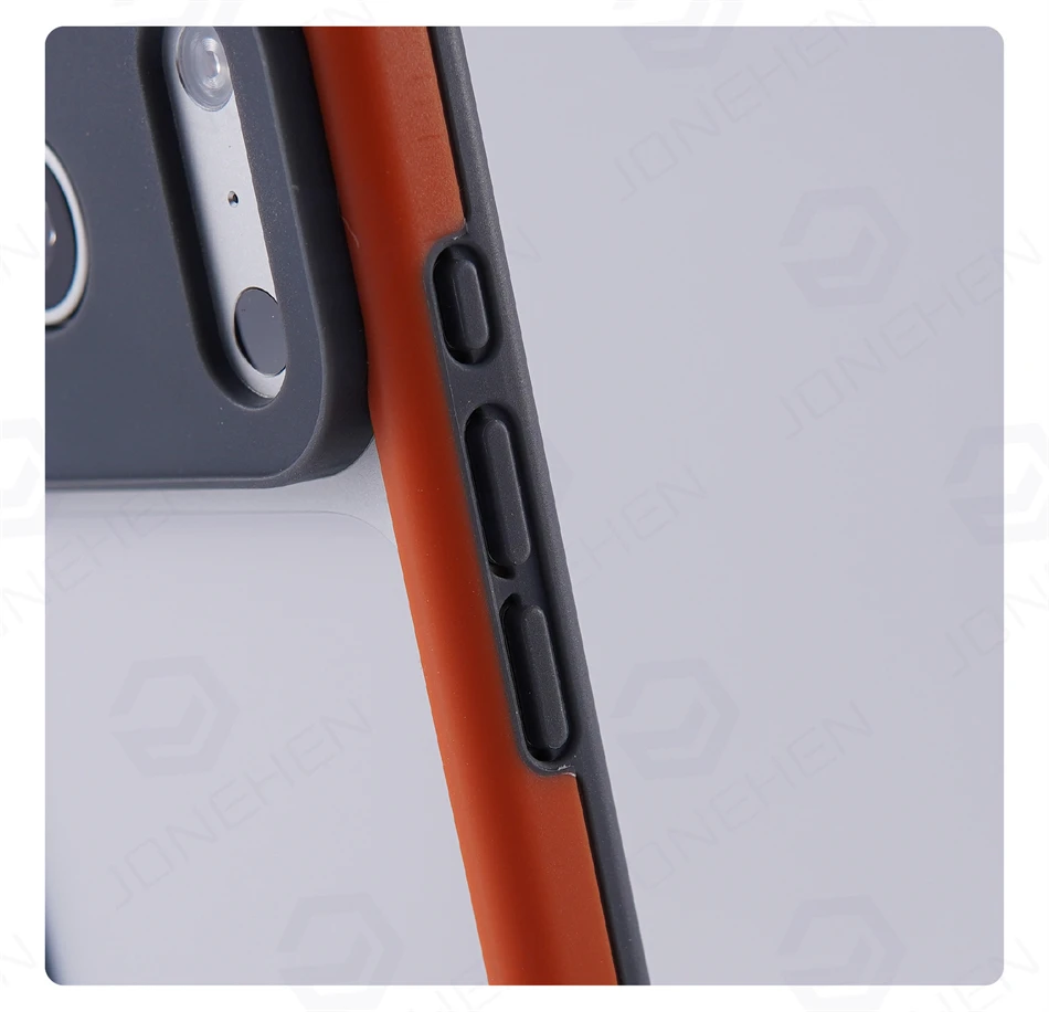 Light Colorful Soft Silicone Bumper Frame with Lens Protection