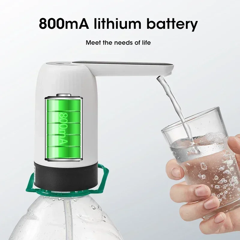 Water Dispenser Bottle Pump, Electric Water Pump Automatic Switch Water Dispenser Portable USB Charging DrinkingWaterDispenser 5