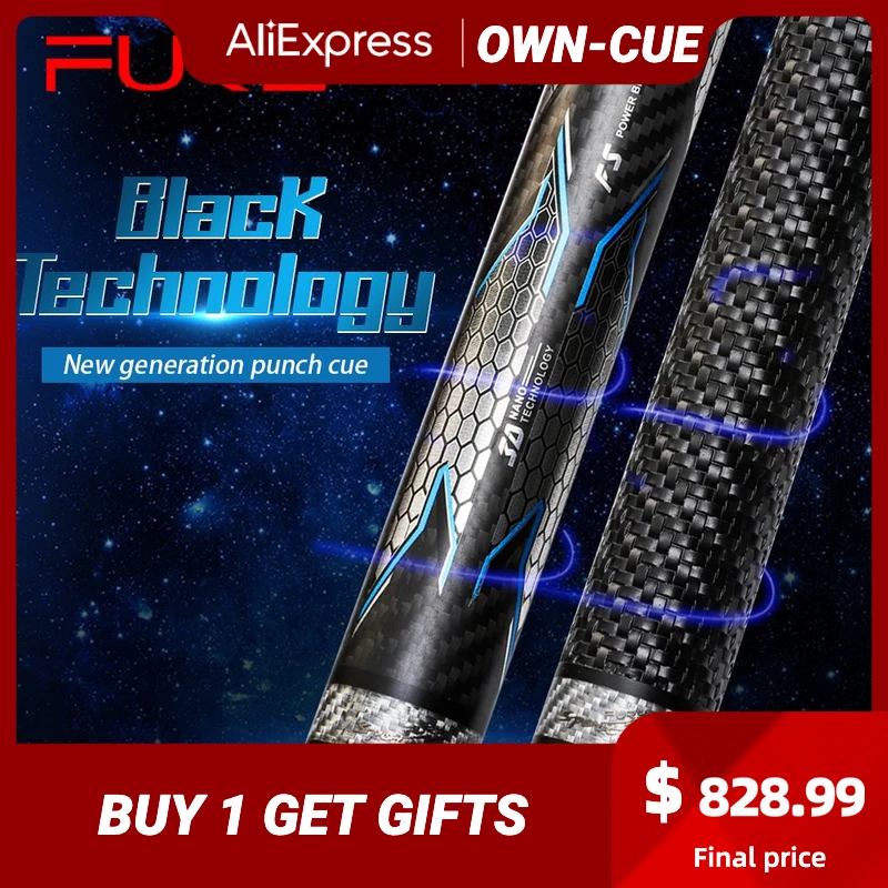 Official FURY CFX Punch Cue Carbon Fiber Technologia Shaft 13mm Hell