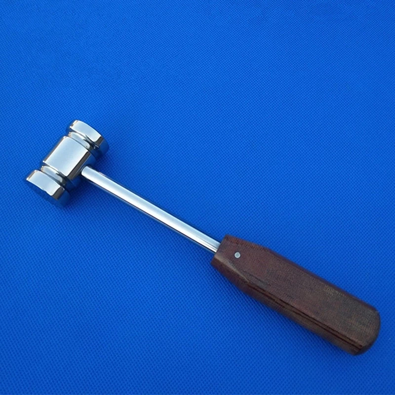 Double-headed Pet Bone Hammer Stainless Steel Handle 1 PC Small Animals Feline Canine Clinic Hospital Supplies veterinary surgical instruments