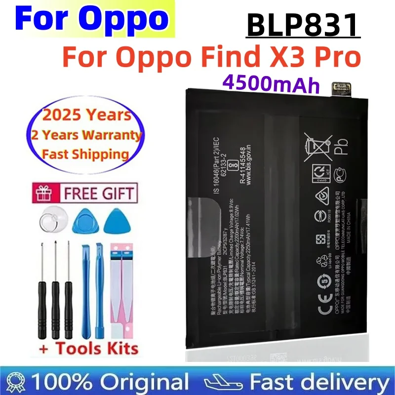 BATTERIA RICAMBIO ORIGINALE BLP825 PILA IONI LITIO 4500mAh PER OPPO FIND X3 NEO BATTERIA RICAMBIO ORIGINALE BLP825 PILA IONI LITIO 4500mAh PER OPPO FIND X3 NEO