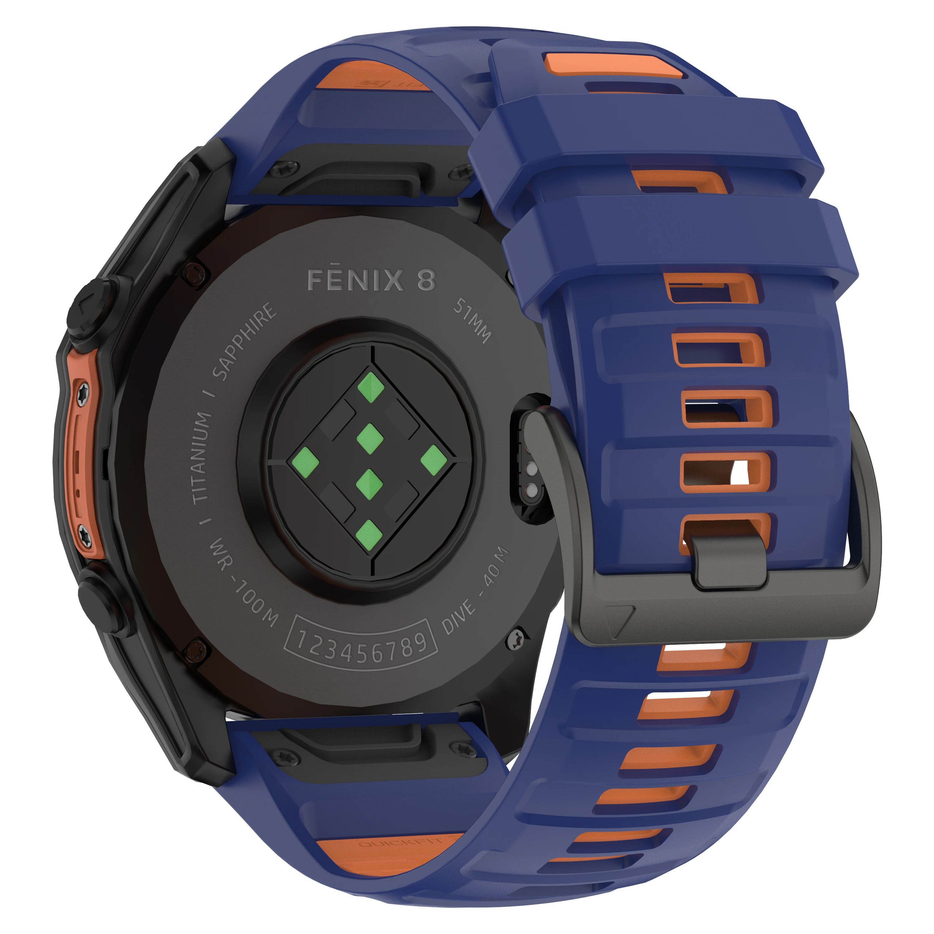Premium QuickFit Silicone Watchband - 26mm & 22mm Adjustable Strap