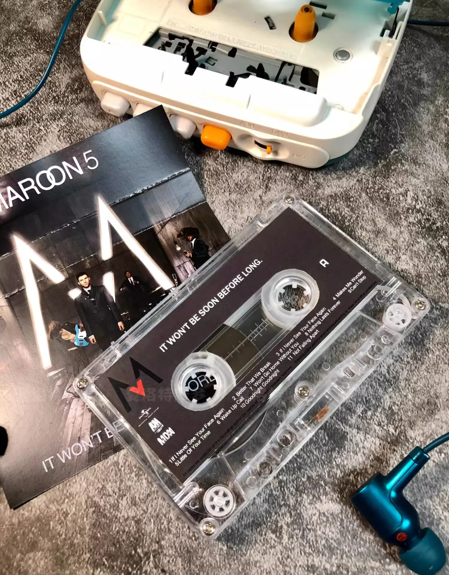 Maroon 5 Music Magnetic Tape It Won’t Be Soon Before Long Album
