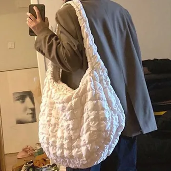 Borsa a Tracolla da Donna, Borsa a Tracolla alla Moda per Signora, Borsa Messenger Pieghevole a Grande Capacità, Borsa da Viaggio Leggera di Design