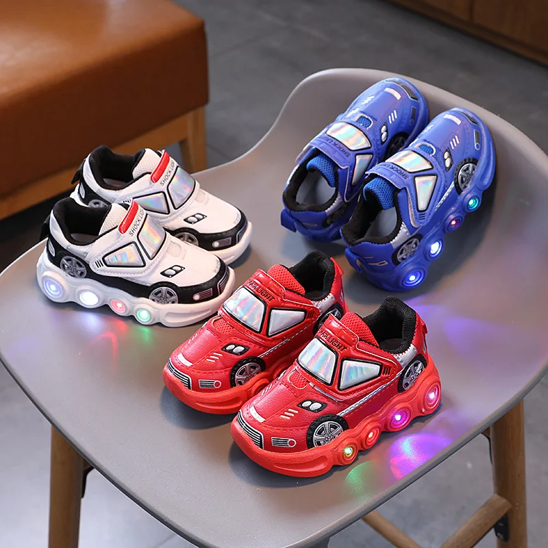 Sports Shoes Kids Sneakers Kids Shoes Kids Sports Shoes Kids Flats Children Non-slip Sneakers Boys Girls Soft Bottom Flats Toddler Breathable Walking