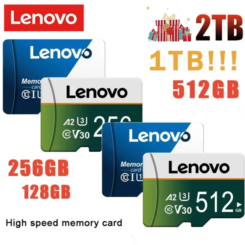

Lenovo высокоскоростная карта памяти Micro TF SD, 512 ГБ, 256 ГБ, 128 ГБ