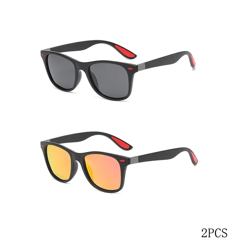 1/2PCS Car Sunglasses Anti Glare Goggles Travel Fishing Cycling Glasses 4195