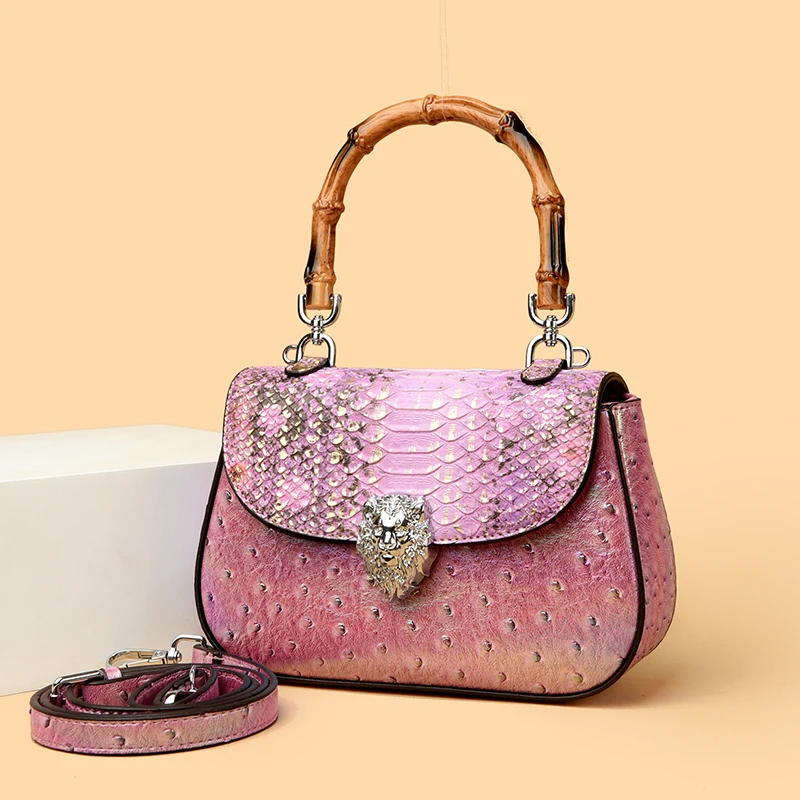 Wooden Handle Women Handbags Luxury Designer Shoulder Crossbody Bags Ladies Purse Messenger Tote Bags Female Commuting Bag